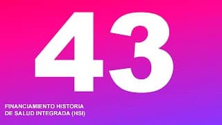 Financiamiento Historia de Salud Integrada (HSI)